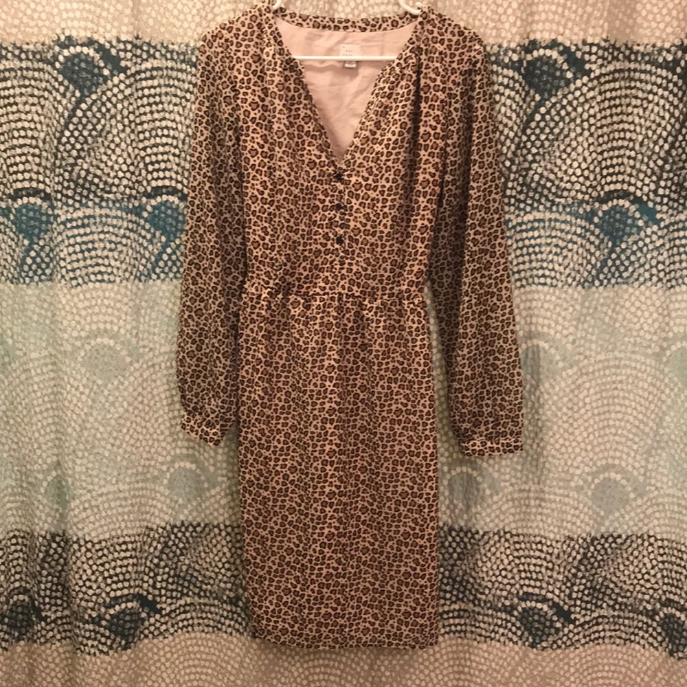 Cheetah print dress 👗